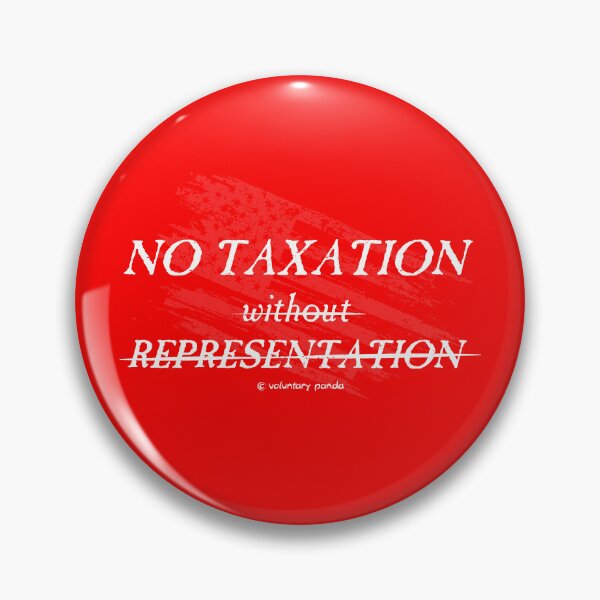 Item preview, NO TAXATION (strikethrough) designed and sold by VoluntaryPanda.