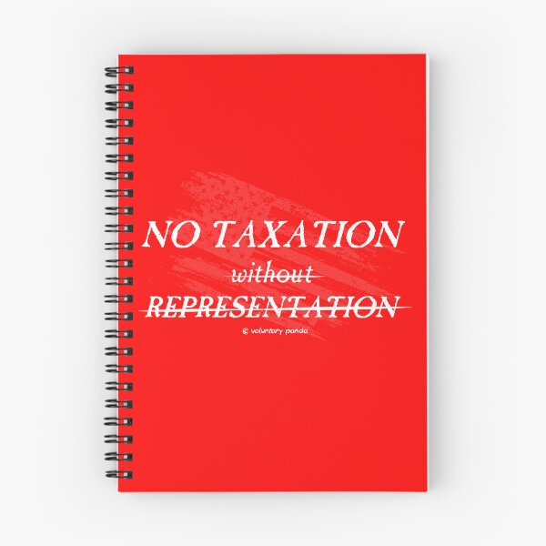 Item preview, NO TAXATION (strikethrough) designed and sold by VoluntaryPanda.