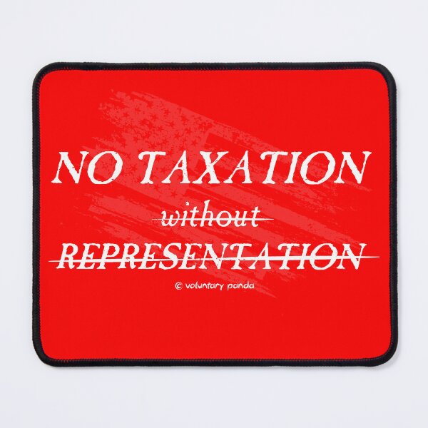 Item preview, NO TAXATION (strikethrough) designed and sold by VoluntaryPanda.
