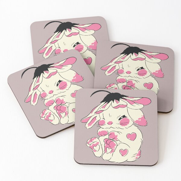 Item preview, cute bunny flower,kawaii bunny  designed and sold by XXgooddeedXX.