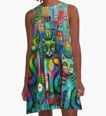 Metropolitan cats A-Line Dress