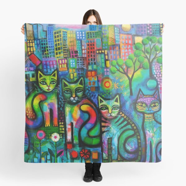Metropolitan cats Scarf