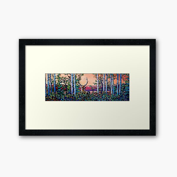 Amongst the Trees Framed Art Print