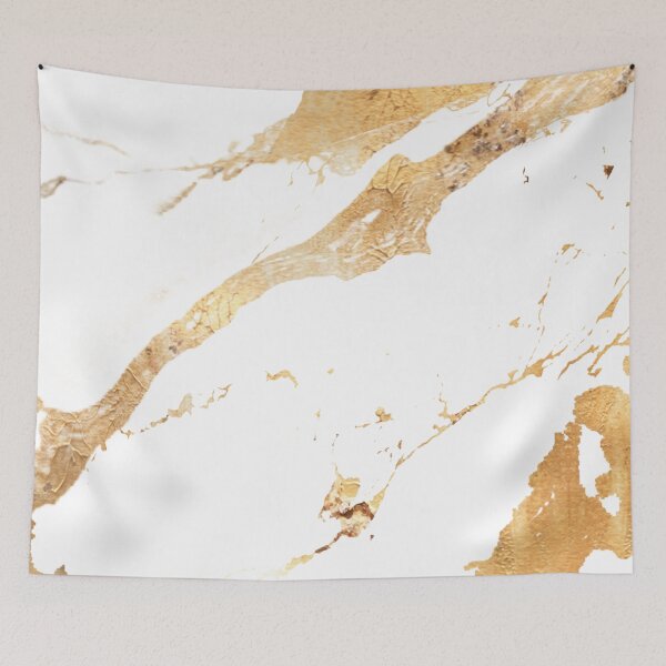 Item preview, Soft White And Gold Marble Stone Slab Texture 70 designed and sold by aprajoos.