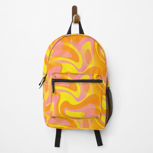 Item preview, Feeling Groovy - 60's Mod Abstract in Orange, Pink and Yellow designed and sold by MellowCat.
