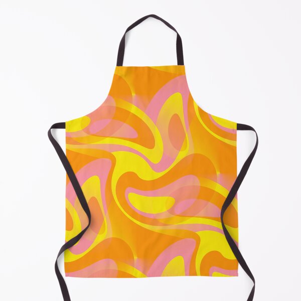 Item preview, Feeling Groovy - 60's Mod Abstract in Orange, Pink and Yellow designed and sold by MellowCat.