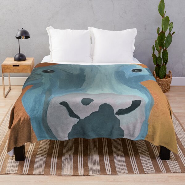 Item preview, Beautiful Blue Farm Sanctuary Cow designed and sold by PawsWithCause.