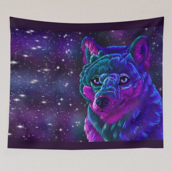 Item preview, Galaxy Wolf designed and sold by Gabri-Arts.