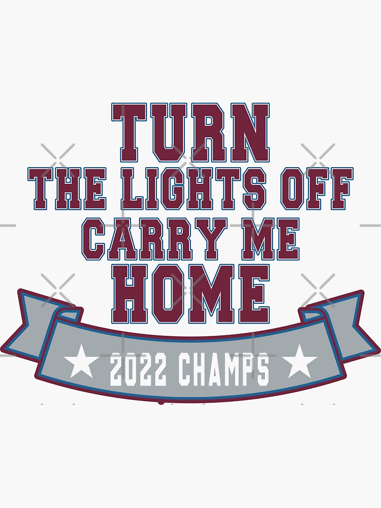  turn the lights off carry me home sticker for sale by bestweartees
