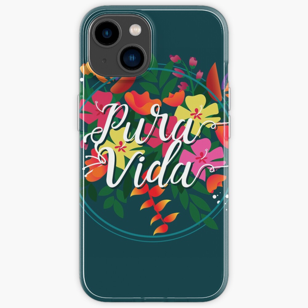"Pura Vida (script)" iPhone Case for Sale by janiner8 Redbubble