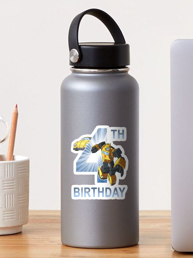 Transformers Printable Birthday Bottle Label