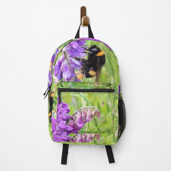 Item preview, Bumble Bee on Purple Flowers designed and sold by Hunnybugs.