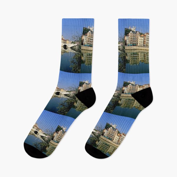 Item preview, France. Lyon. River. Bridge. designed and sold by vadim19.
