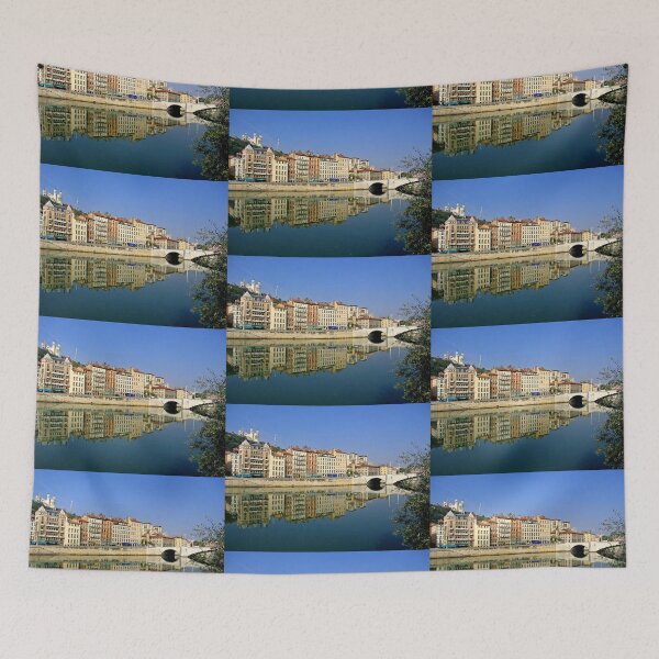 Item preview, France. Lyon. River. Bridge. designed and sold by vadim19.
