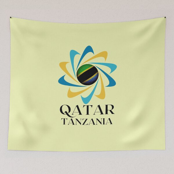 Item preview, Qatar Football soccer team Tanzania  designed and sold by DesignsbyMona.