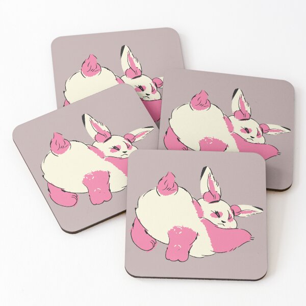 Item preview, cute bunny butt, kawaii funny bunny designed and sold by XXgooddeedXX.
