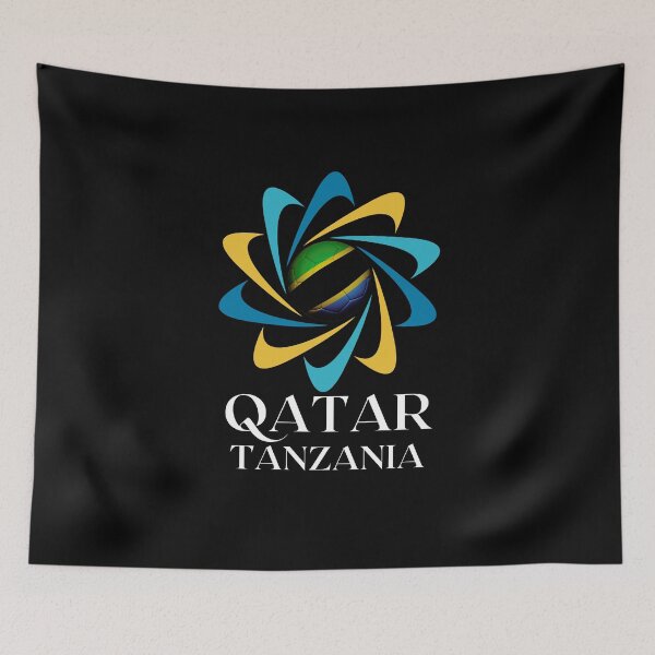 Item preview, Qatar Football soccer team Tanzania  designed and sold by DesignsbyMona.