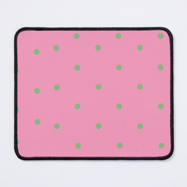 Item preview, Green Polka Dots on a Pink Background, Large Sized Repeating Pattern designed and sold by Nicolette Olivier.