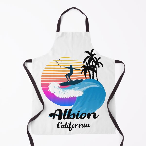 Item preview, Albion California Seaside Retro Sunset designed and sold by mountainadora.
