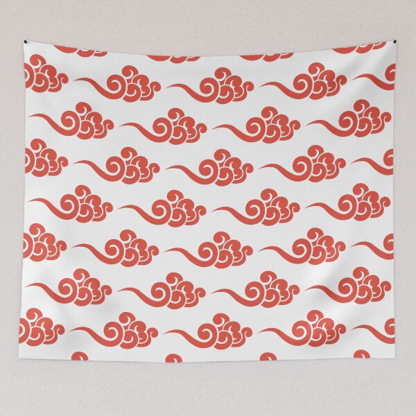 Item preview, Red Chinese Clouds Pattern designed and sold by Ayoub14.