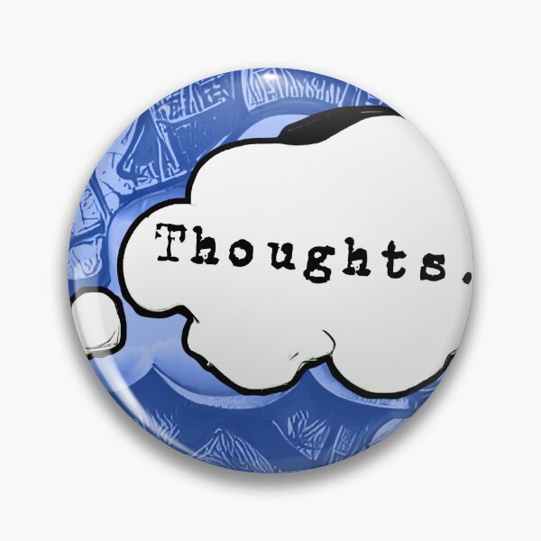 Item preview, Thought Bubble Thinking about Thoughts designed and sold by Petalglassjade.
