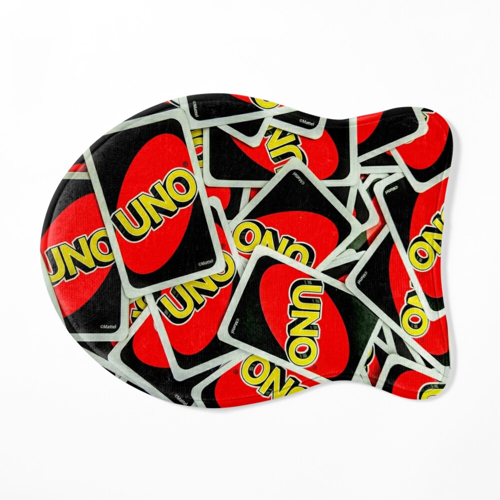 Uno Colorful Playing Cards Backwards Pattern | Zipper Pouch