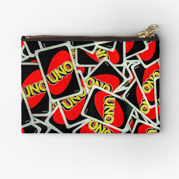 Uno Colorful Playing Cards Backwards Pattern Zipper Pouch for Sale by  Doide