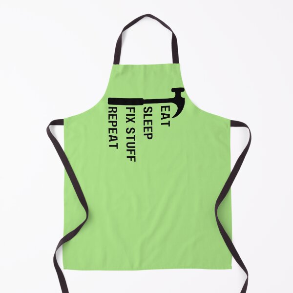 Item preview, Eat sleep fix stuff repeat hammer designed and sold by Randa Ranmania.