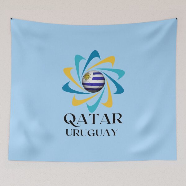 Item preview, Qatar Football soccer team Uruguay  designed and sold by DesignsbyMona.