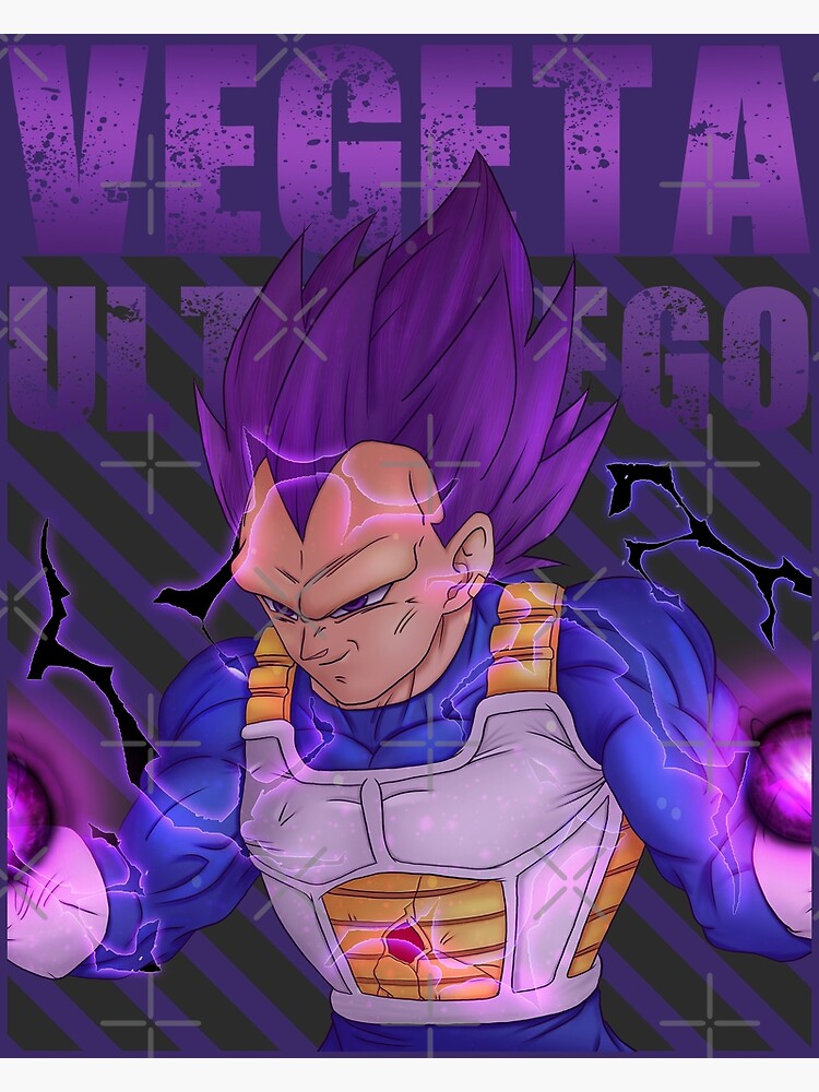 Dragon Ball Ultra Ego Vegeta Art Print For Sale By Genjitsu Art Redbubble 1873