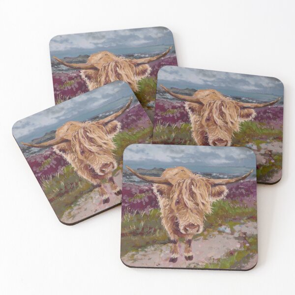 Item preview, Hamish the Highland Coo by Edinburgh Artist Tess Dunlop https://edinburghartist.gallery designed and sold by Tracey Pacitti.