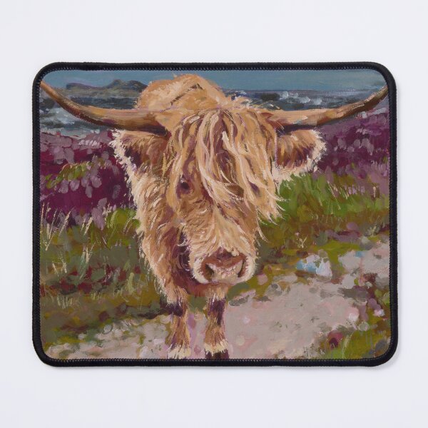Item preview, Hamish the Highland Coo by Edinburgh Artist Tess Dunlop https://edinburghartist.gallery designed and sold by Tracey Pacitti.