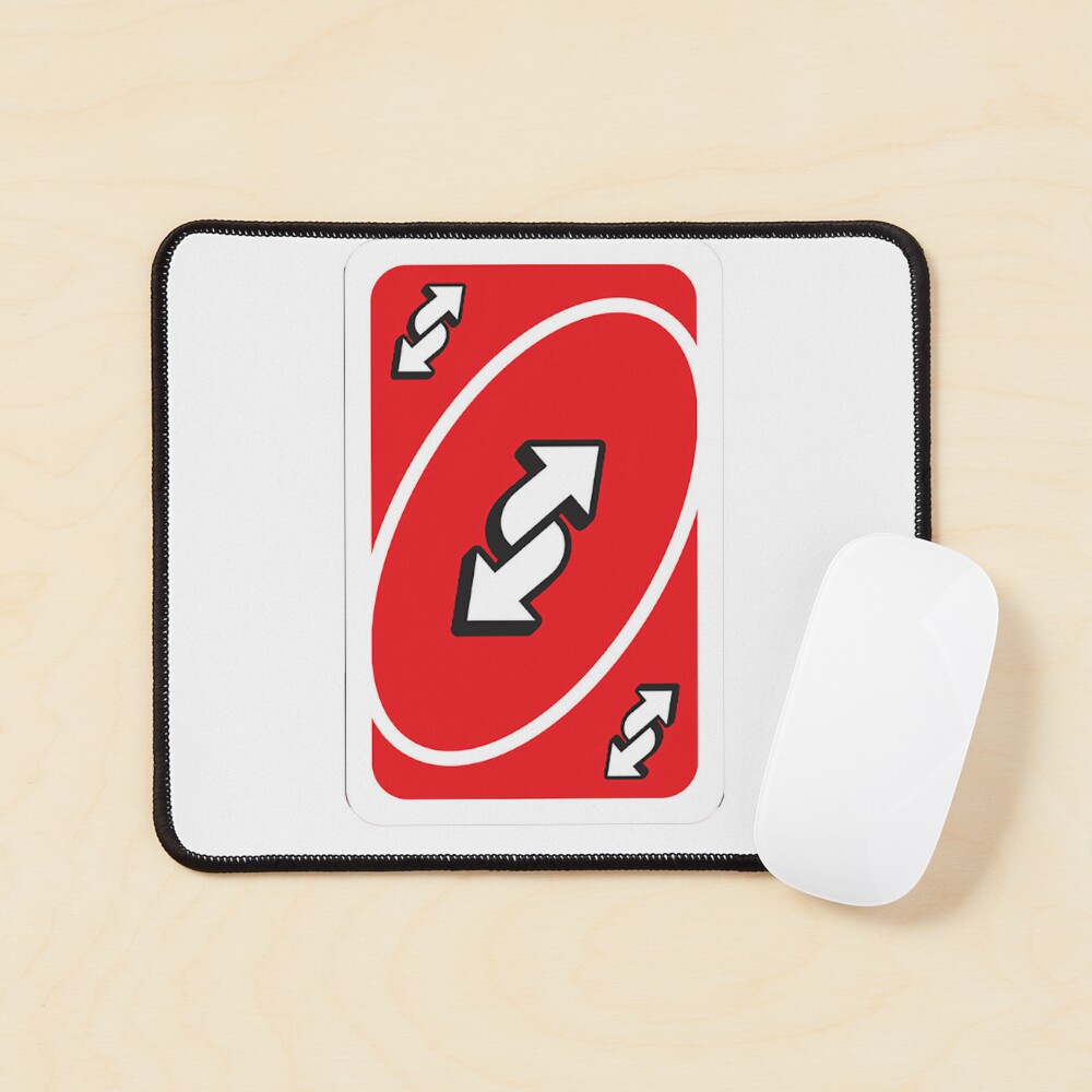 Red UNO Reverse Card Greeting Card for Sale by mezziee
