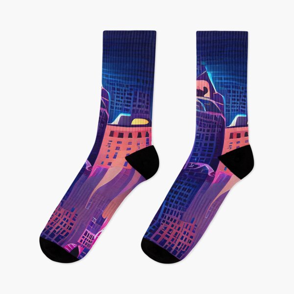 Item preview, Evening city designed and sold by advanceprintart.