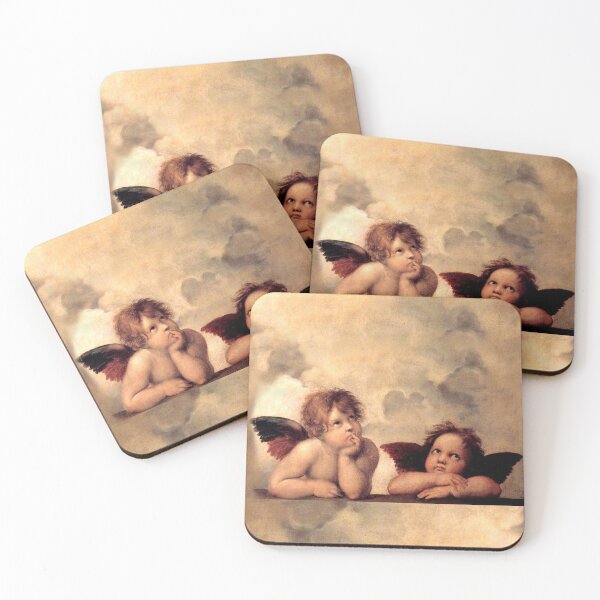 Item preview, Angels Gift Raphael Cupid Cherubs Art Valentine Angel Heavenly Angel Wings designed and sold by madeulaugh.