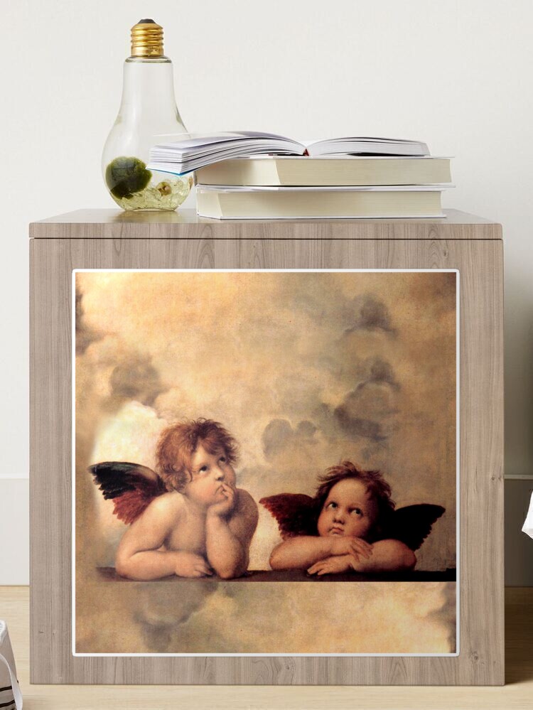 3 in 1 Raphael Angels Distressed White Wooden Frame Angel Wall Decor Cherub Pictures Framed Angels Cherubs hot Heavenly Angels