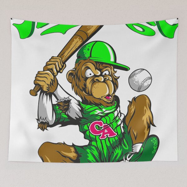 Item preview, Green and brown home run monkey, Swim briefs Clothing, baseball printing, food, sport designed and sold by BlackDiamond96.