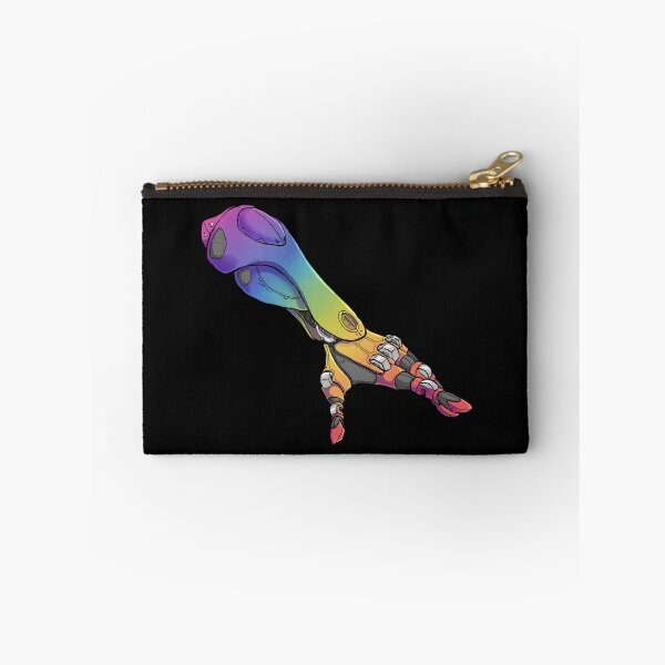 Item preview, Rainbow robot arm sticker designed and sold by Phosph0rescence.