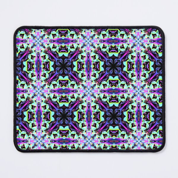 Item preview, Geometrical fractal art of rectangles and fixtures of parallel structures and saturated colors 2 designed and sold by Shape-And-Color.
