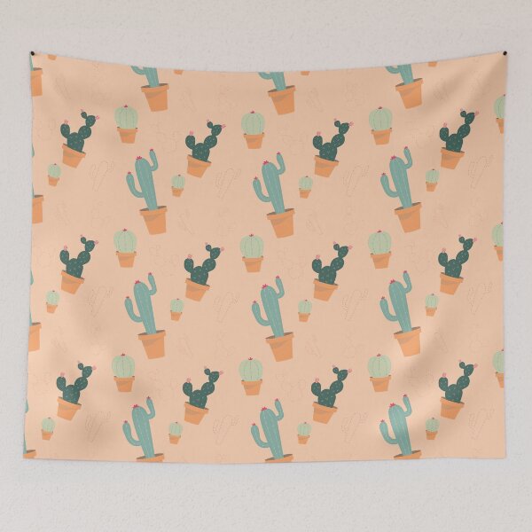 Item preview, Cactus & Nopal Vintage Pastel designed and sold by RedRubi.