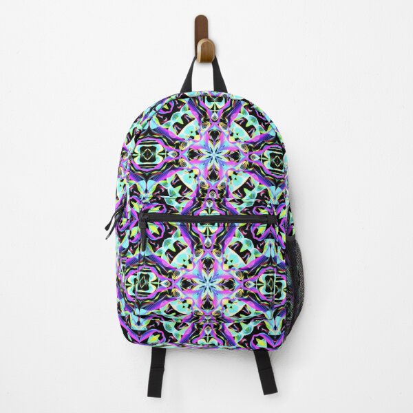 Item preview, Geometrical fractal art of rectangles and fixtures of parallel structures and saturated colors 3 designed and sold by Shape-And-Color.