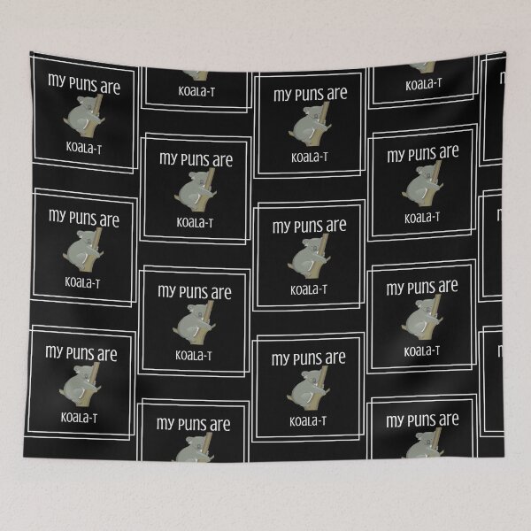Item preview, Cute, Funny Koala Pun Tshirt - My Puns Are Koala-T designed and sold by Koffeecrisp.