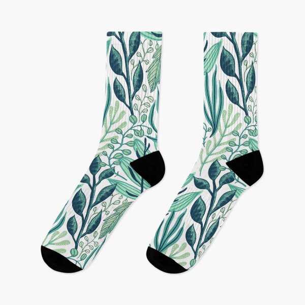 Item preview, Beautiful Nature Blue Monstera & Green Tropical Leaves Autumn seamless Pattern Design designed and sold by Leoster.