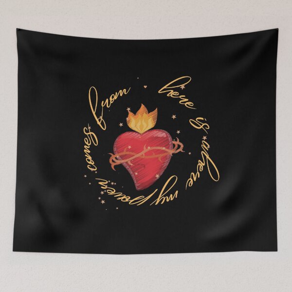 Item preview, My Sacred Heart Power Top designed and sold by MagicWolfStar.