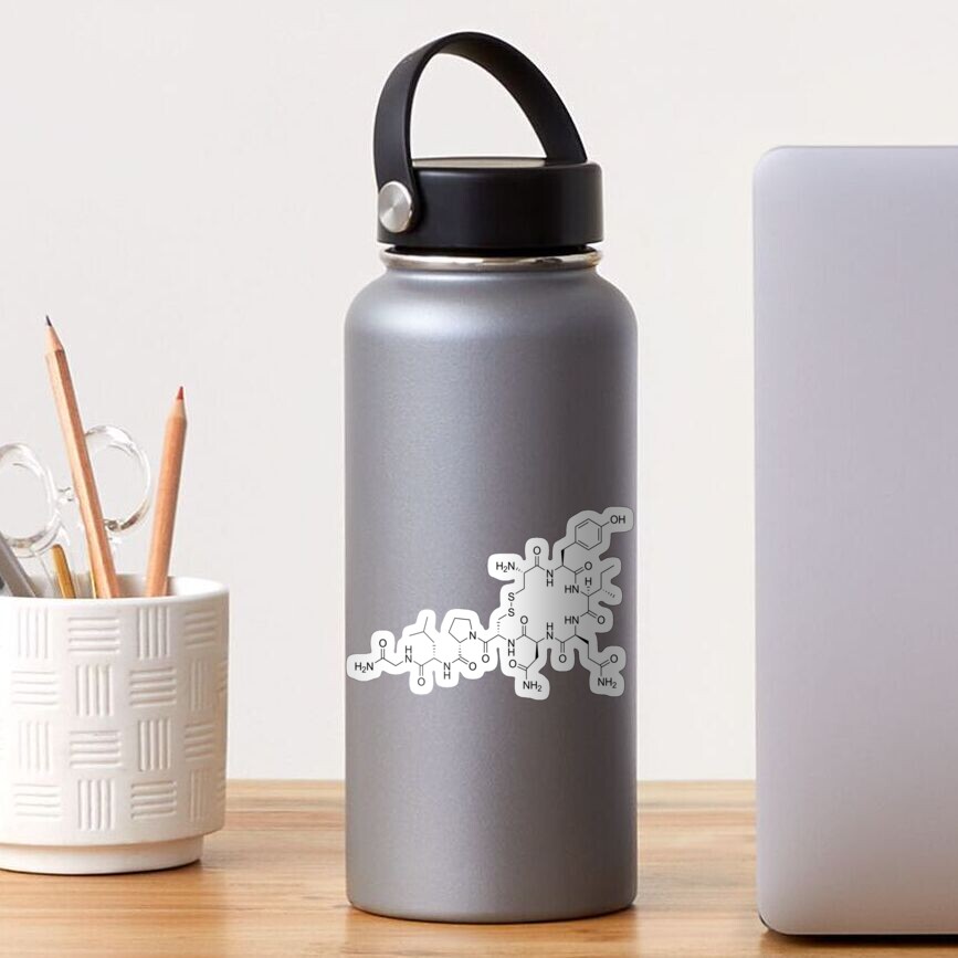 Oxytocin Molecular Structure Sticker