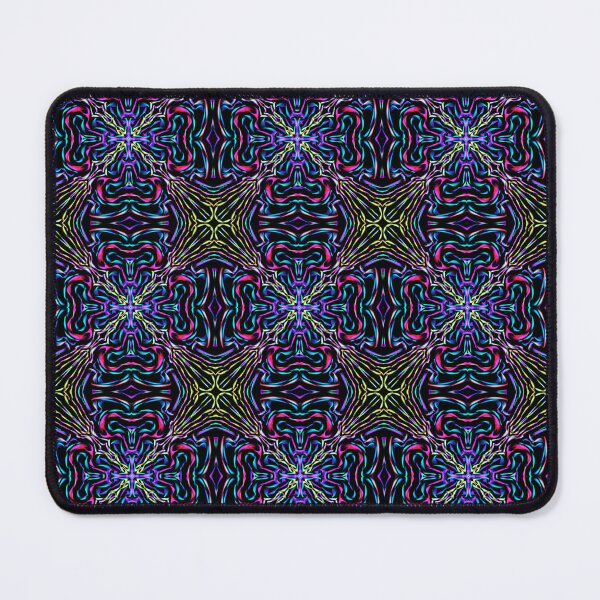 Item preview, Geometrical fractal art of rectangles and fixtures of parallel structures and saturated colors 10 designed and sold by Shape-And-Color.