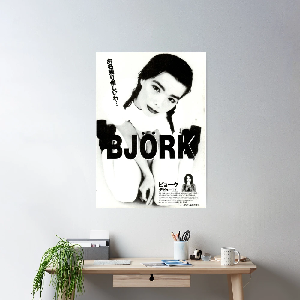 Debut by Bjork Japanese Promotional Poster 