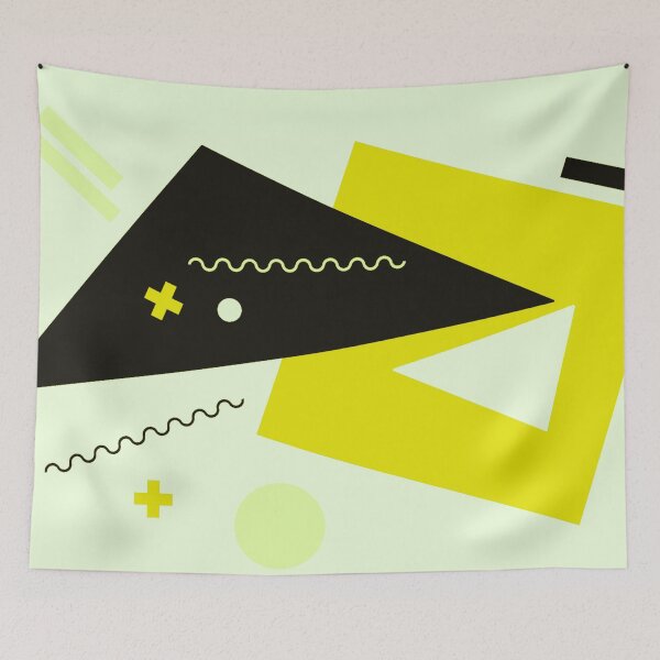 Item preview, Memphis Style Geometric designed and sold by TotallyRetroArt.