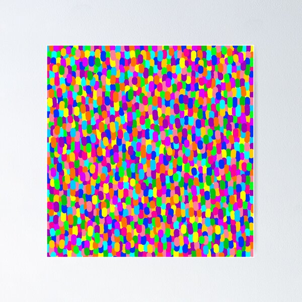 Item preview, Psychedelic Rainbow Dragon Scales, Large Sized Non-Repeating Image designed and sold by Nicolette Olivier.