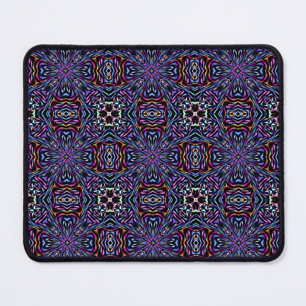 Item preview, Geometrical fractal art of rectangles and fixtures of parallel structures and saturated colors 12 designed and sold by Shape-And-Color.
